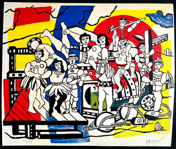 Fernand Lger Lithograph Coa Numbered Signature Stamp