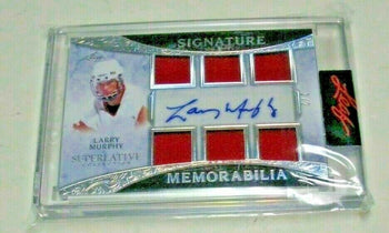 Larry Murphy 2020 Leaf Superlative Game  6X