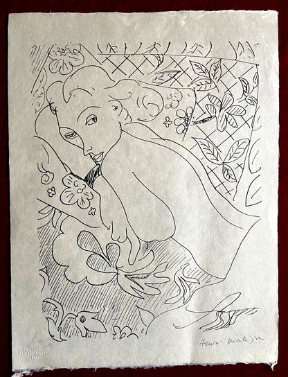 Henri Matisse Lithograph Hand Made Coa Signed Numbered Collection