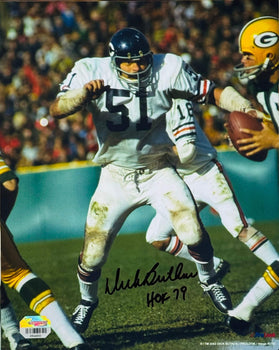 Dick Butkus Autographed 8X10 Football Photo (Fanatics)