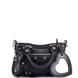 Balenciaga Neo Cagole Leather Mini Bag