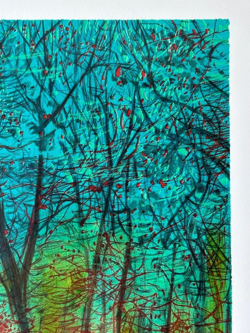 Jean Carzou Lithograph "Versailles, Le Bassin De Crs" 1995 Signed Numbered Coa