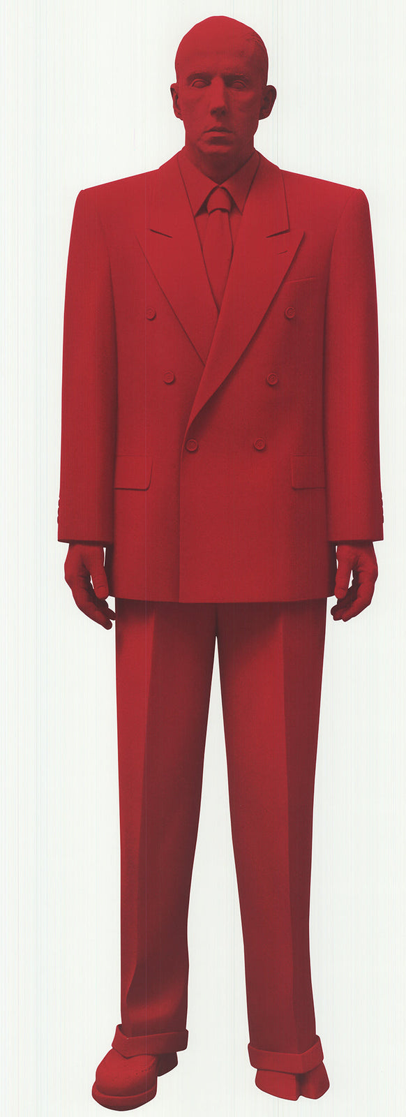 Katharina Fritsch Red Man " Poster Modern