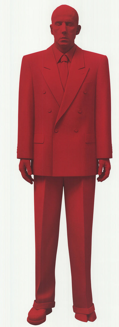 Katharina Fritsch Red Man " Poster Modern