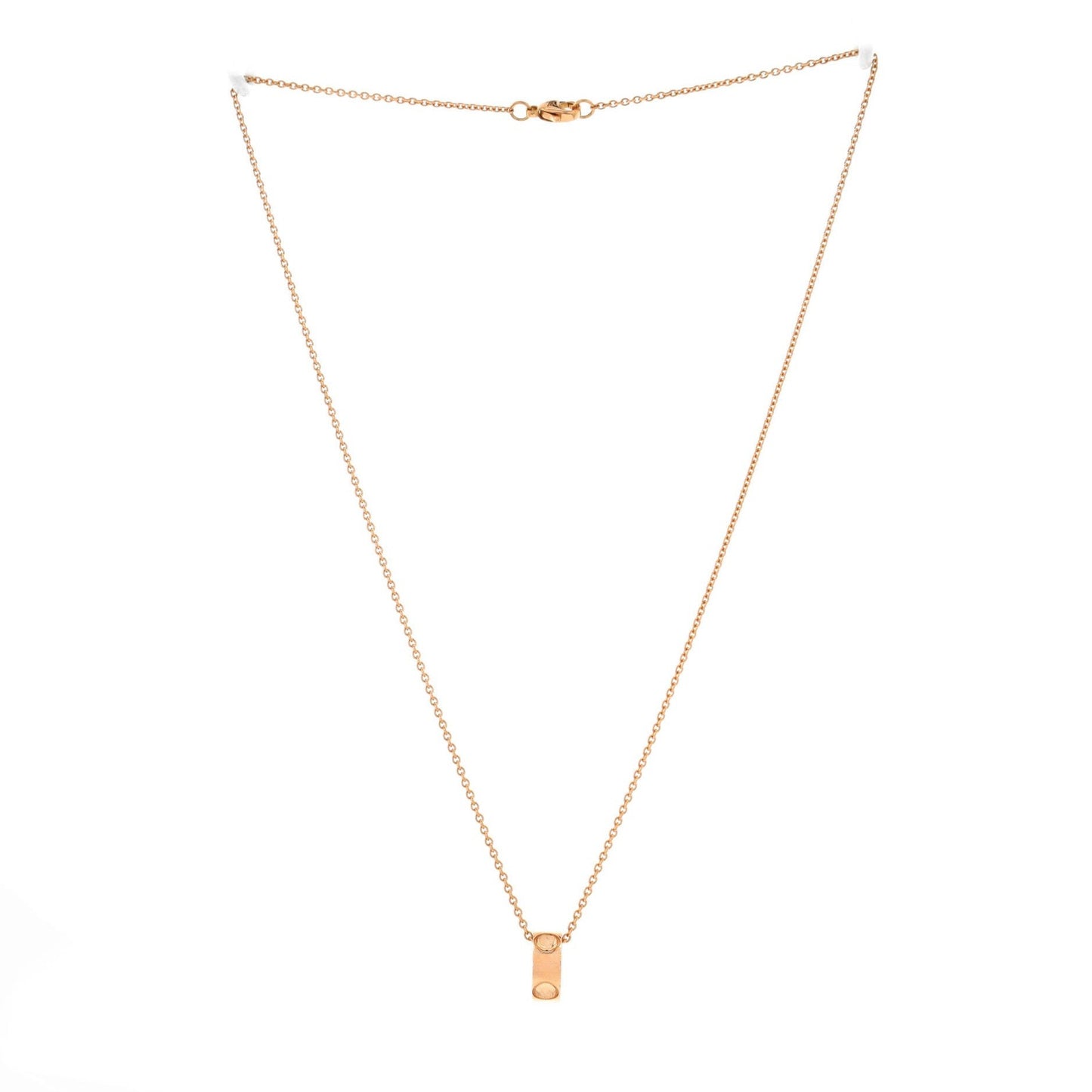 Louis Vuitton Empreinte Pendant Necklace 18K Rose Gold