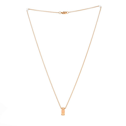 Louis Vuitton Empreinte Pendant Necklace 18K Rose Gold