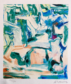 Willem De Kooning Lithograph Coa Signature & Stamp