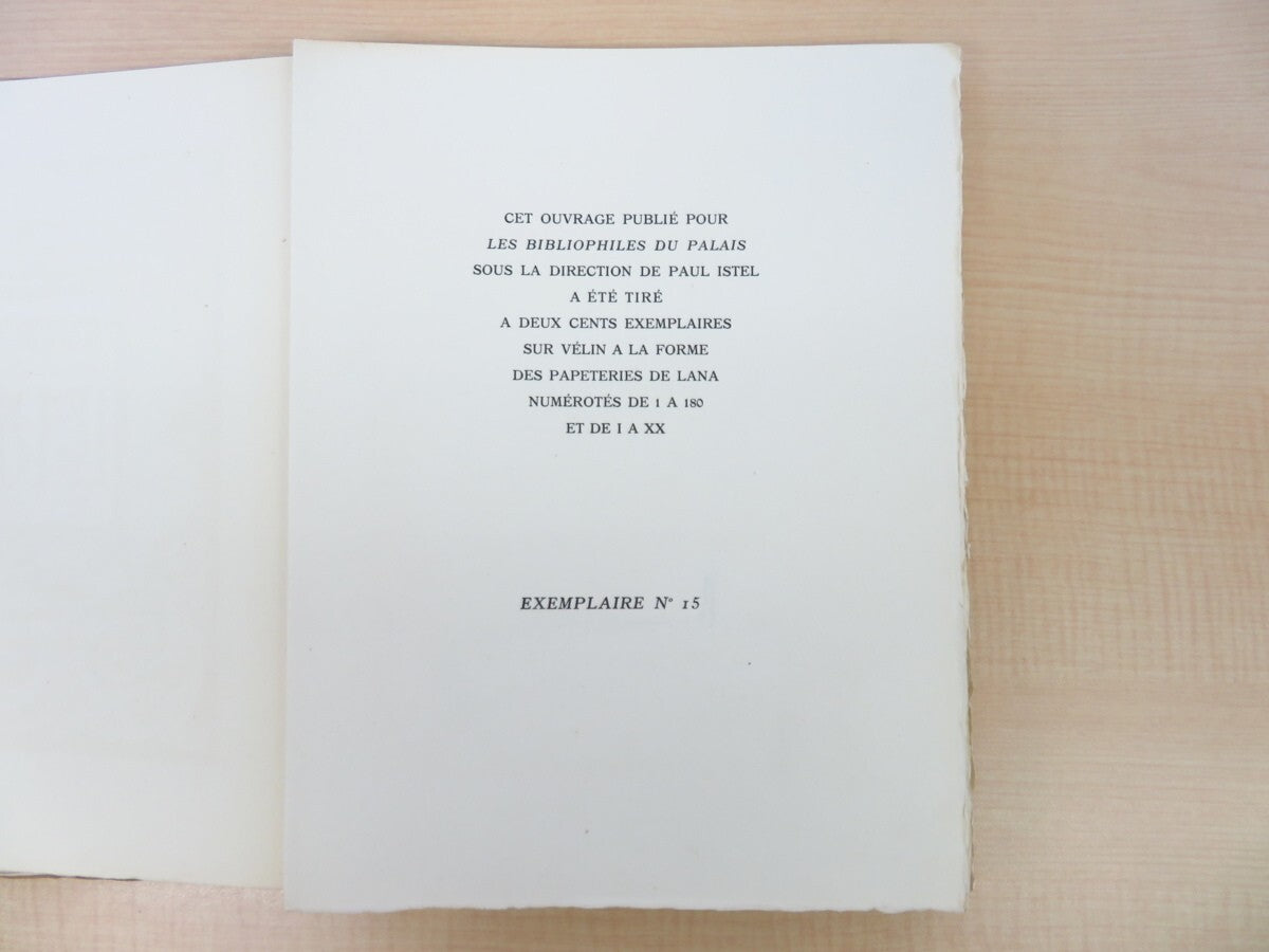 Limited Edition 200 - Henri Bergson LE RIRE: Louis Jou Woodblock Prints - 1947