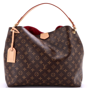 Louis Vuitton Graceful Handbag Monogram Canvas Mm