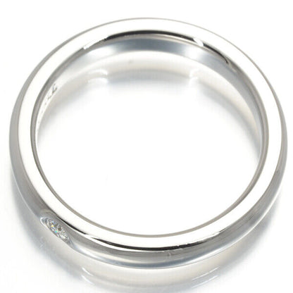 Tiffany&Co. Ring Diamond Stacking Band 2.7Mm Us4 950 Platinum