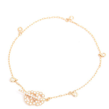 Gucci Double G Diamond Bracelet In Yellow Gold 750Yg