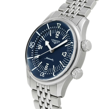 Longines Legend Diver L3.764.4.90.6 Blue Men'S Used Watch #61023