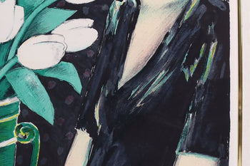 Jean-Pierre Cassigneul Lithograph 'Tulips And