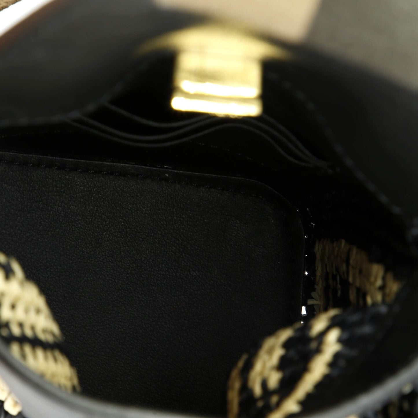 Fendi Guitar Bag Zucca Raffia Mini