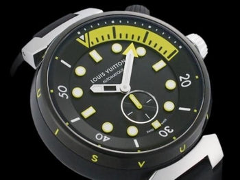 Louis Vuitton Tambour Street Diver Neon Black
