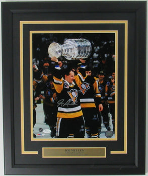 Joe Mullen Hof Penguins Signed/Autographed 11X14 Photo Framed Jsa 158162
