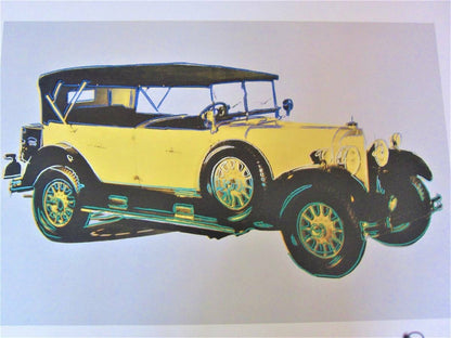 Andy Warhol Cars Mercedes Benz Typ 400 Tourenwagen Exhibition Poster Art Print
