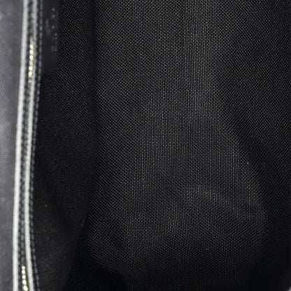 Gucci Web Strap Flap Messenger Bag Gg Coated Canvas Medium