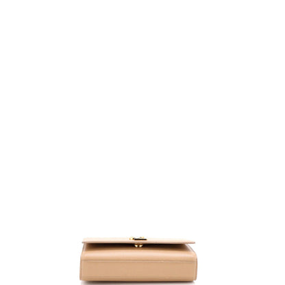 Saint Laurent Classic Monogram Crossbody Bag Grainy Leather Small