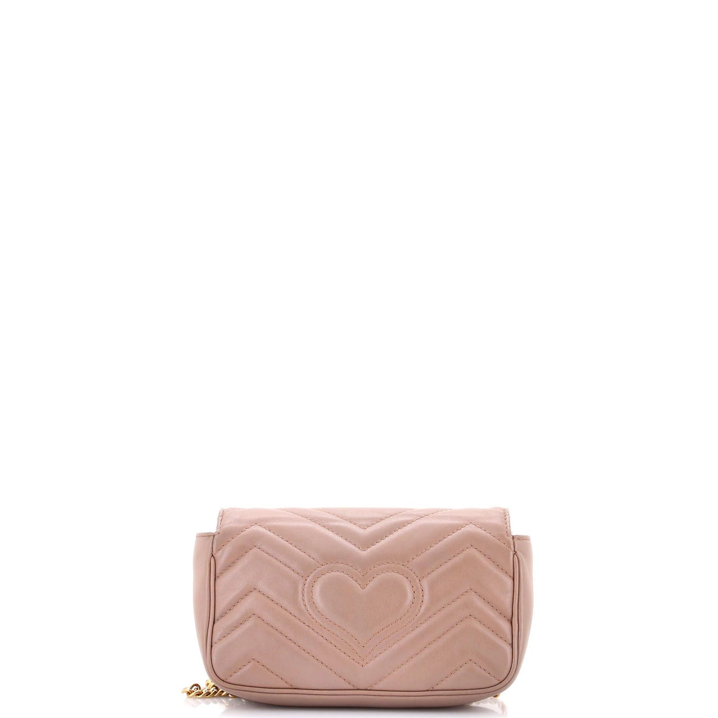 Gucci Gg Marmont Flap Bag Matelasse Leather Super Mini