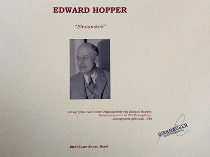 Edward Hopper Lithograph