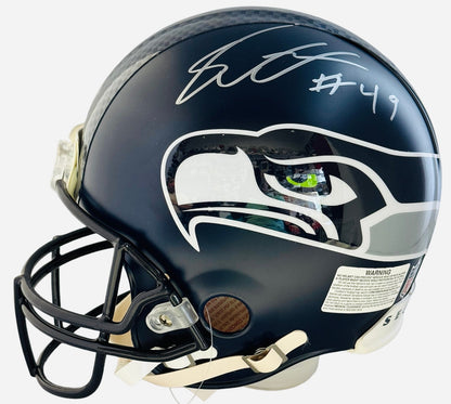 Shaquem & Shaquill Griffin Autographed Seahawks Full Size Helmet (Jsa)