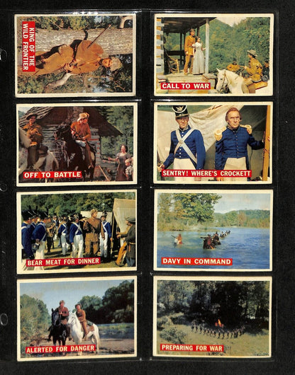 1956 Topps Davy Crockett Card Complete Orange Back Set (1-80) Tv Show 195879