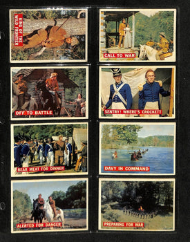 1956 Topps Davy Crockett Card Complete Orange Back Set (1-80) Tv Show 195879