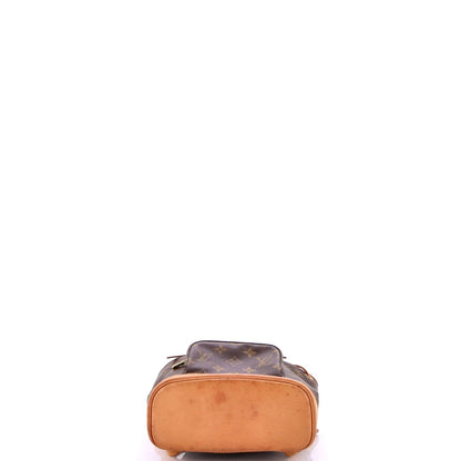 Louis Vuitton Vintage Montsouris Backpack Monogram Canvas Pm