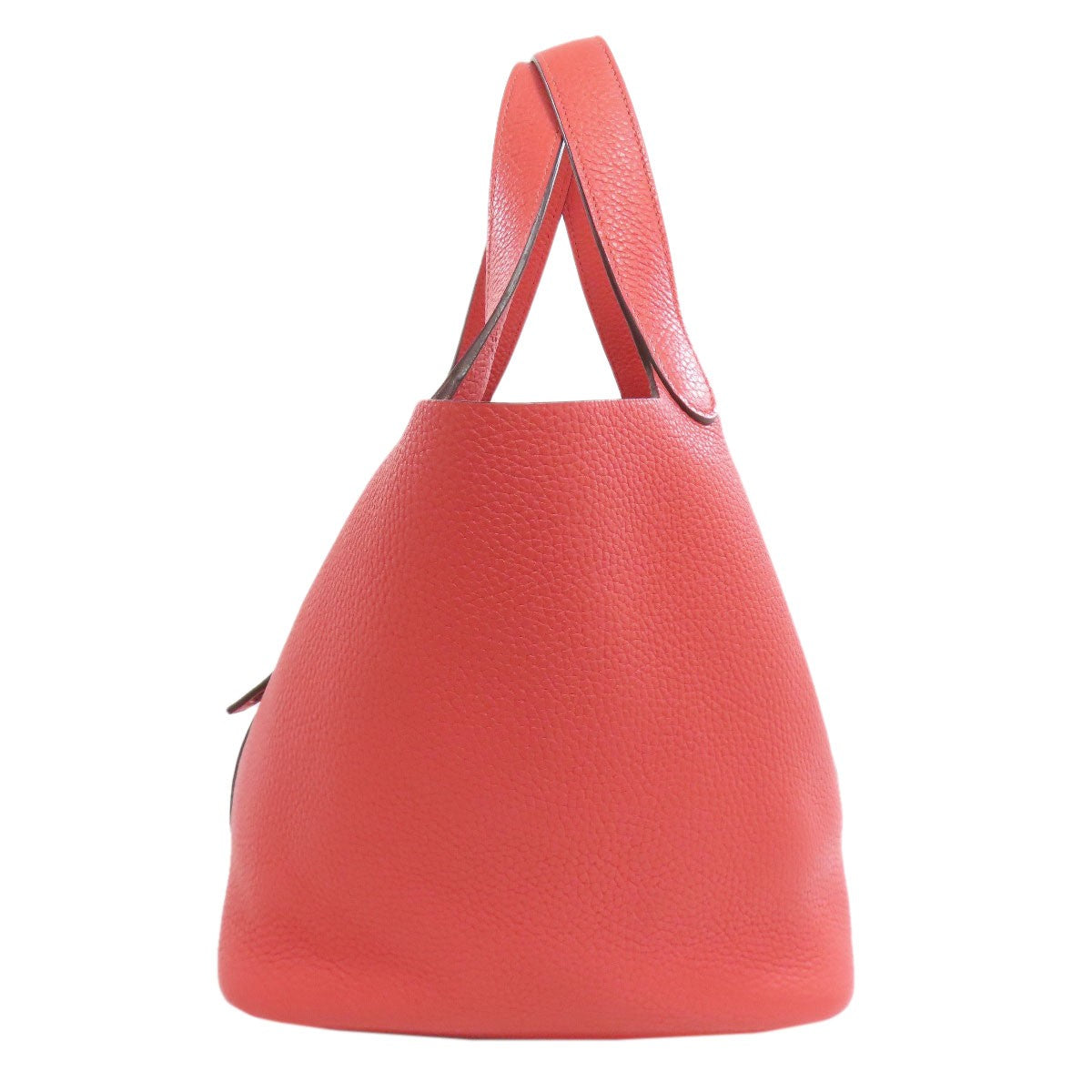 Clemence HERMES Picotin Lock MM SilverHardware Handbag Taurillon