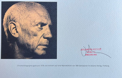Pablo Picasso Lithograph Coa Signed Numbered By Hand Certified 180 Copies #