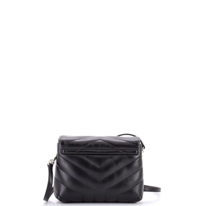 Saint Laurent Loulou Shoulder Bag Matelasse Chevron Leather Toy