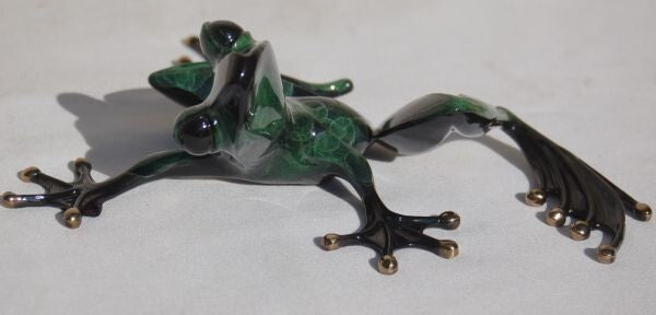 Tim Cotterill (Frogman) 9In Green Frog 303/2000 Signed 1992 Bronze