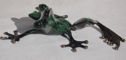 Tim Cotterill (Frogman) 9In Green Frog 303/2000 Signed 1992 Bronze