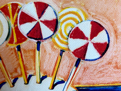 Wayne Thiebaud Lithograph Coa Numbered Signed