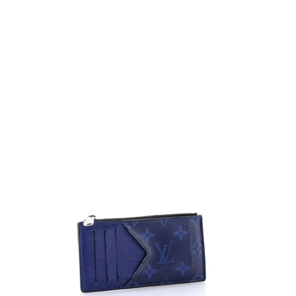 Louis Vuitton Coin Card Holder Monogram Taigarama