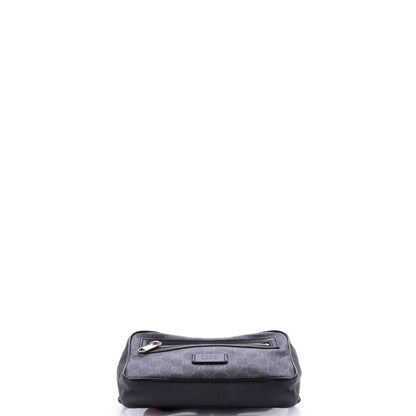 Gucci Soft Zip Belt Bag Gg Coated Canvas Small