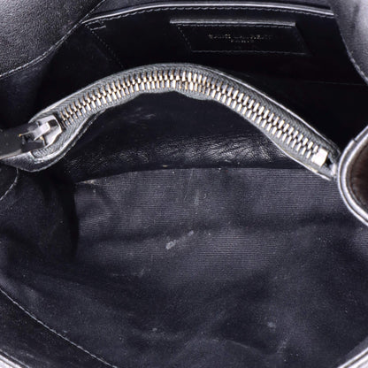 Saint Laurent Classic Monogram College Bag Matelasse Chevron Leather Medium