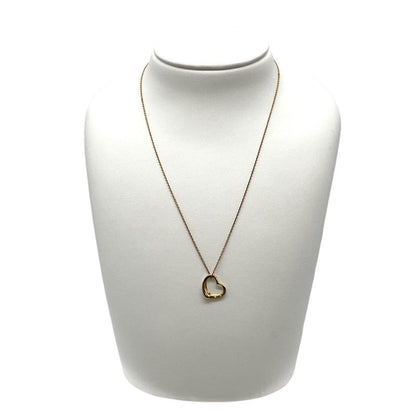 Tiffany & Co. Open Heart Necklace K18Yg
