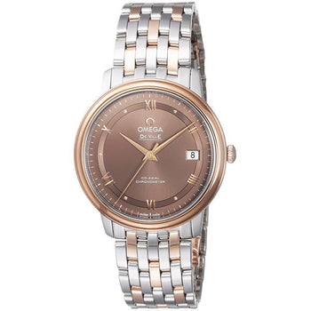 Omega De Ville 424.20.37.20.13.001 Brown Automatic Men'S Watch New In Box