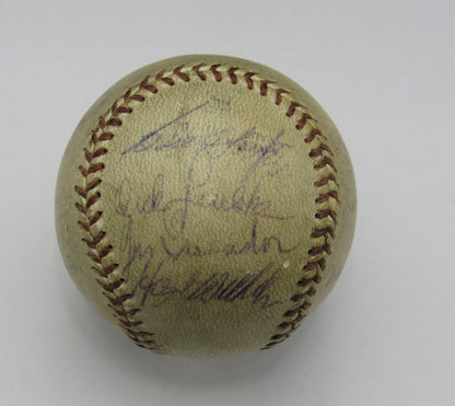 1962 Orioles Team Signed By 15 Baseball Hoyt Wilhelm Brooks Robinson Hof 191888