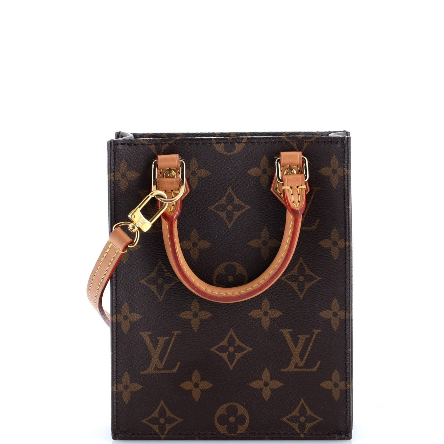 Louis Vuitton Petit Sac Plat Bag Monogram Canvas