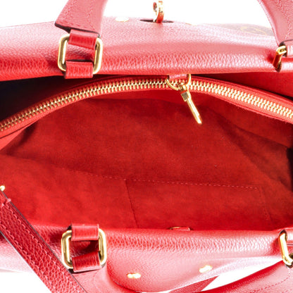 Leather Louis Vuitton Venus Handbag Monogram Canvas and