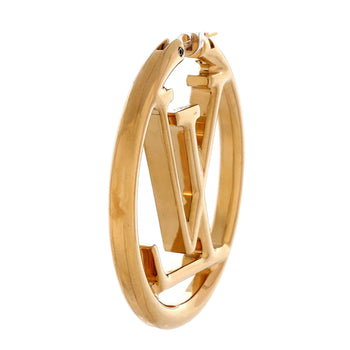Louis Vuitton Louise Hoop Earrings Metal Gm