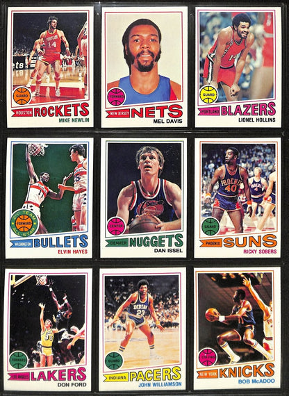 1977-78 Topps Basketball Complete Set (132) Parish Rc Dantley Rc Erving 199067