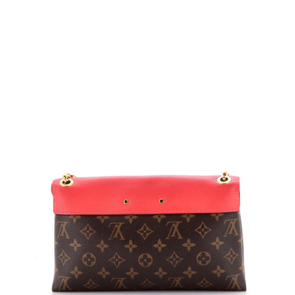 Louis Vuitton Pallas Chain Shoulder Bag Monogram Canvas And Calfskin