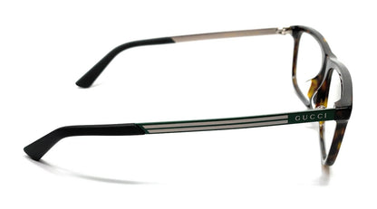 GUCCI GG0696OA 002 Rectangle Square Havana Men's