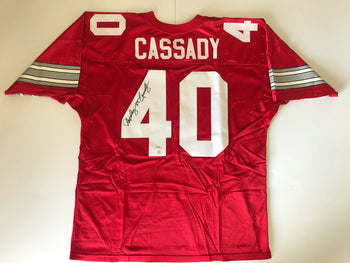 Hopalong Cassady Ohio State Buckeyes Authentic Autographed Jersey (Psa)