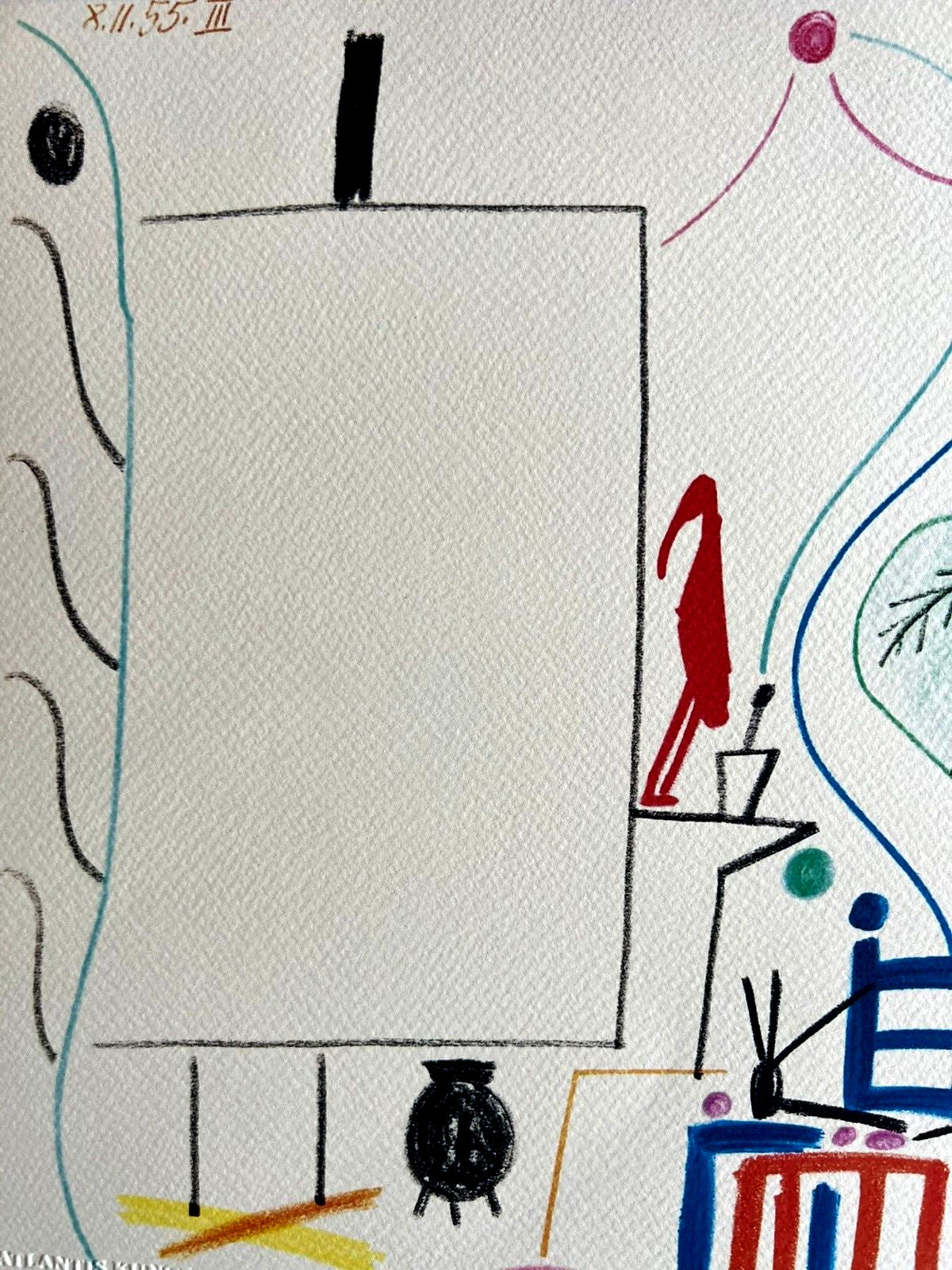 Pablo Picasso Lithograph Coa Signed Limited And Numbered Edition In -180 Es