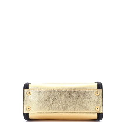 Fendi Resin Handle Peekaboo Bag Leather Mini